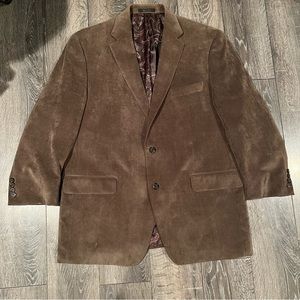 Lauren Ralph Lauren Blazer Mens 44R Brown Corduroy